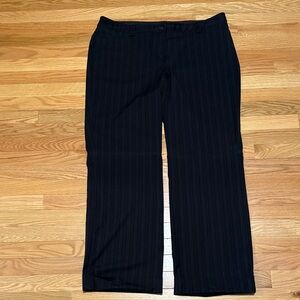 Lane Bryant Women’s Dark Striped Dress Pants